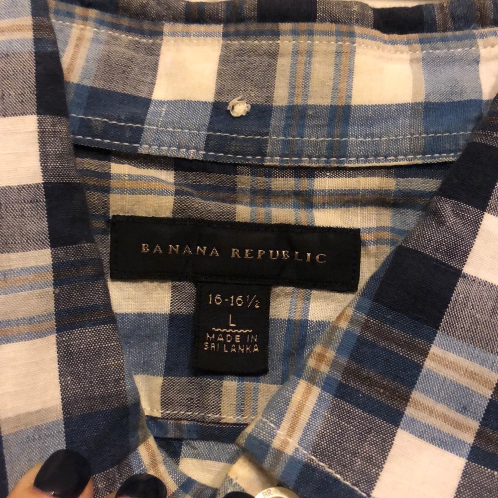 Plaid Button Down - image 3